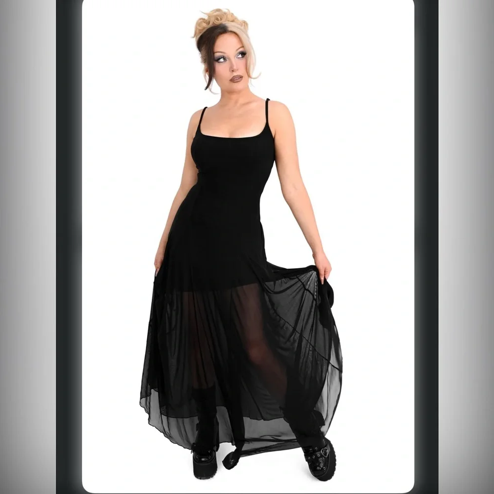Foxblood Julia Mesh Dress 2XL sold out online - Picture 1 of 7